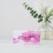 Carte De Visite Pétales de fleurs (Debout devant)