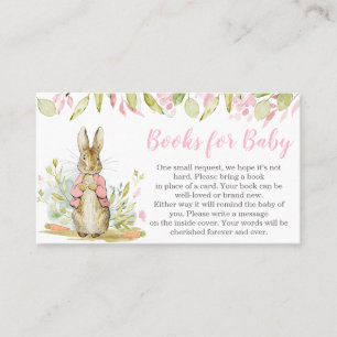 Carte De Visite Peter Rabbit Livres Baby showers pour bébé