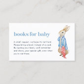 Carte De Visite Peter Rabbit Livres pour Baby Insert Card (Devant)