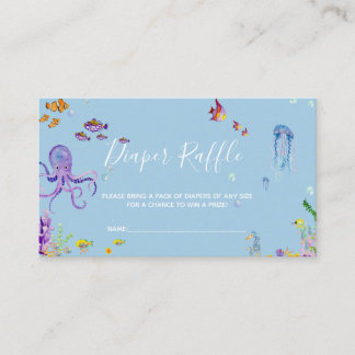 Carte De Visite Petit baby shower coutie billet de tirage