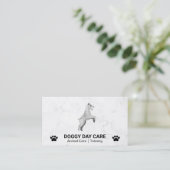 Carte De Visite Petit chien | Poches de chien | Services animaux (Debout devant)