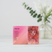 CARTE DE VISITE PETIT CLOWN ROUGE (Debout devant)