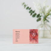CARTE DE VISITE PETIT CLOWN ROUGE (Debout devant)