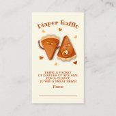 Carte De Visite Petit Cutie Pie Autumn Diaper Raffin (Devant)