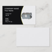 Carte De Visite Petit décharge vide (Devant / Derrière)