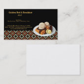 Carte De Visite Petit déjeuner (Devant / Derrière)