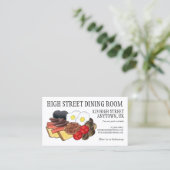 Carte De Visite Petit déjeuner anglais complet Royaume-Uni Salle à (Debout devant)