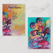 Carte De Visite Petit Elfe de Champignons (Devant / Derrière)