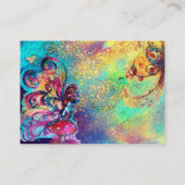 Carte De Visite Petit Elfe de Champignons, violet (Dos)