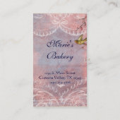 Carte De Visite Petit gâteau et oiseau de Marie Antoinette de (Dos)