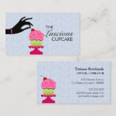 Carte De Visite Petit gâteau lunatique de boulangerie (Devant / Derrière)