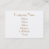 CARTE DE VISITE PETIT MOQUETTE (Dos)