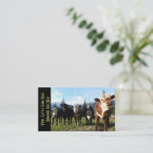 Carte De Visite Petit troupeau de cheptels bovins (Debout devant)