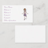 Carte De Visite Petite fée (Devant / Derrière)
