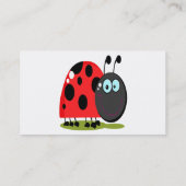 Carte De Visite petite fille heureuse (Dos)