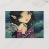 Carte De Visite Petite Lune Big Eye Fairy Imaginaire Art (Dos)