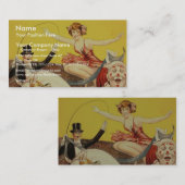 Carte De Visite Petite noblesse Bros. Mlle Louise Hilton de cirque (Devant / Derrière)