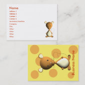 Carte De Visite Petite souris Cheesy (Devant / Derrière)