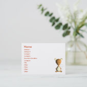 Carte De Visite Petite souris Cheesy (Debout devant)