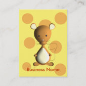 Carte De Visite Petite souris Cheesy (Dos)