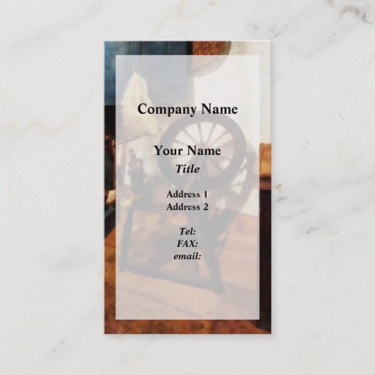 Carte De Visite Petite superposition de roue à rotation (Devant)