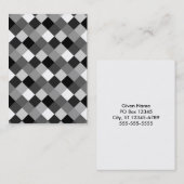 Carte De Visite Petites blocs monochromes (Devant / Derrière)