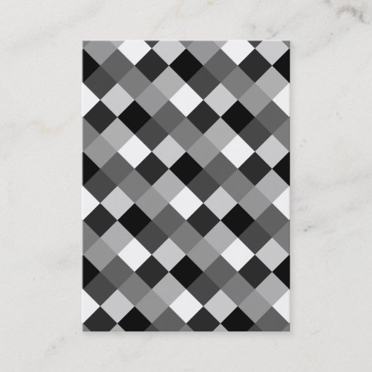 Carte De Visite Petites blocs monochromes (Devant)