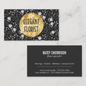 Carte De Visite Petites Fleurs mignonnes (Devant / Derrière)