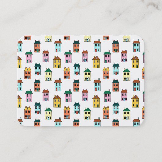 Carte De Visite Petites Maisons motif (Devant)