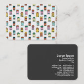 Carte De Visite Petites Maisons motif (Devant / Derrière)