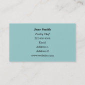 Carte De Visite Petits gâteaux ! (Dos)