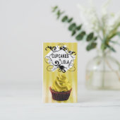 Carte De Visite Petits gâteaux délicieux - pâtisseries de desserts (Debout devant)