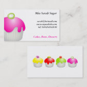 Carte De Visite Petits pains de sucrerie, Mlle Sarah Sugar, (Devant / Derrière)