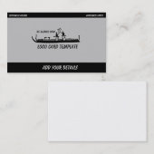 Carte De Visite Petroglyphes Norvège Viking Ship (Devant / Derrière)