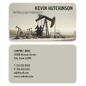 Carte De Visite Pétrole et gaz