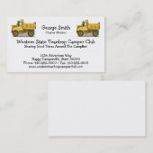 Carte De Visite Peu de camion à benne basculante (Devant / Derrière)