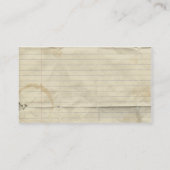 Carte de visite peu précis de code de QR (Dos)