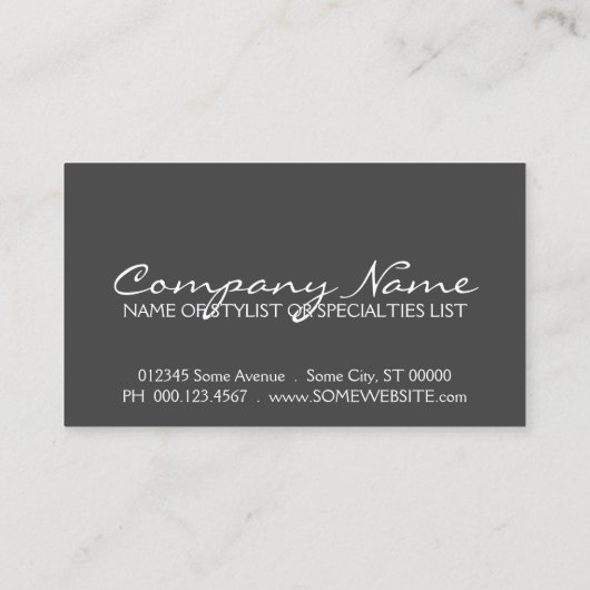 Carte De Visite peuplier (Dos)