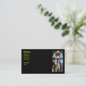 CARTE DE VISITE PEUR DE JÉSUS ROUX (Debout devant)