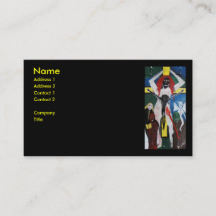 CARTE DE VISITE PEUR DE JÉSUS ROUX