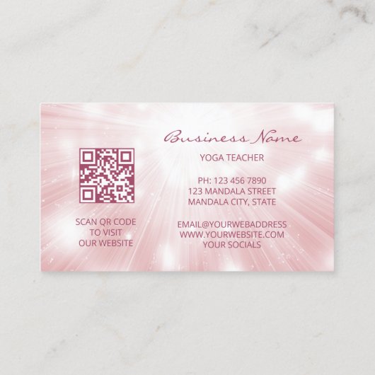 Carte De Visite PgNk Mandala (Dos)