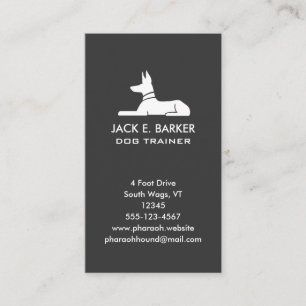 Carte De Visite Pharaoh Hound Vertical ->  is not a text to be tra