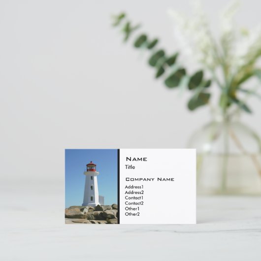 Carte De Visite Phare (Debout devant)