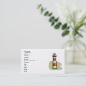 Carte de visite phare (Debout devant)