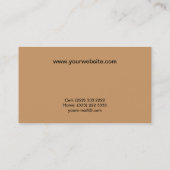 Carte De Visite Phare au lever de soleil (Dos)