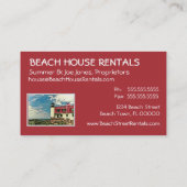 Carte De Visite Phare de Betsie de point (Dos)