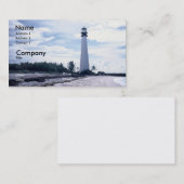 Carte De Visite Phare de la Floride de cap (Devant / Derrière)