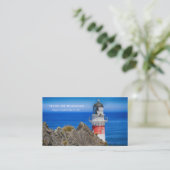 Carte De Visite Phare du Cap Palliser Nouvelle-Zélande (Debout devant)