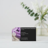 Carte de visite pharmaceutique de solutions (Debout devant)