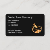 Carte De Visite Pharmacie Classique Et Pharmacien (Devant)